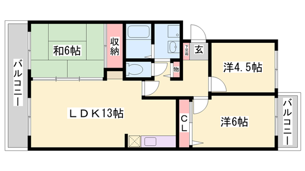 明石駅 バス8分  西河原下車：停歩3分 1階の物件間取画像